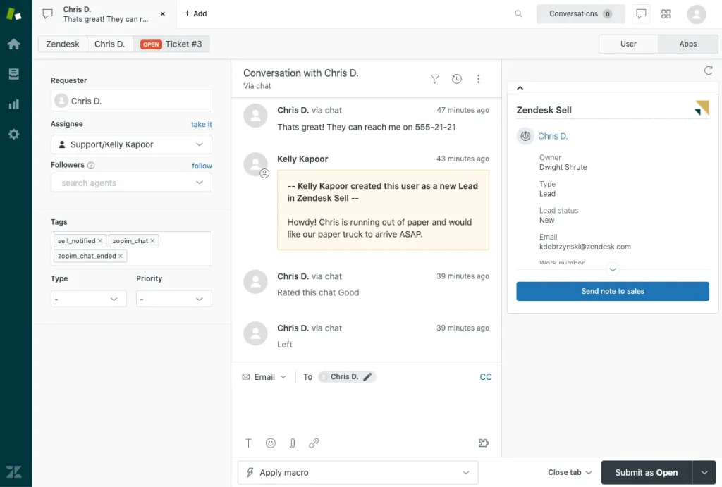 What is Zendesk used for?